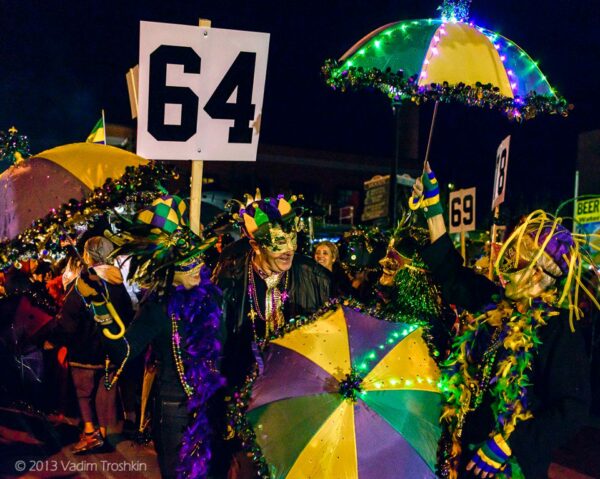 galveston mardi gras umbrella parade